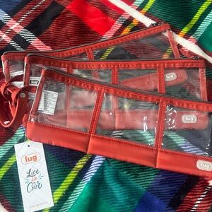 NWT Envelope 3pc Clearview Zip Organizers